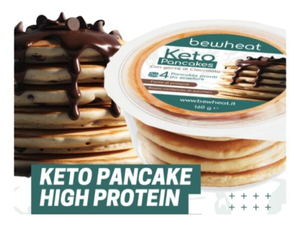 ketopancake cioccolato bewheat